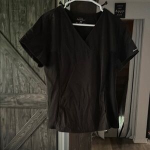 Black Women's Scrub Top